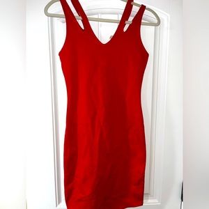 Red Fitted Dress